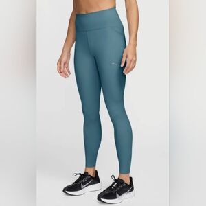 Nike Swift Women's High-Waisted 7/8 Running Leggings in Smokey Blue Size XXL